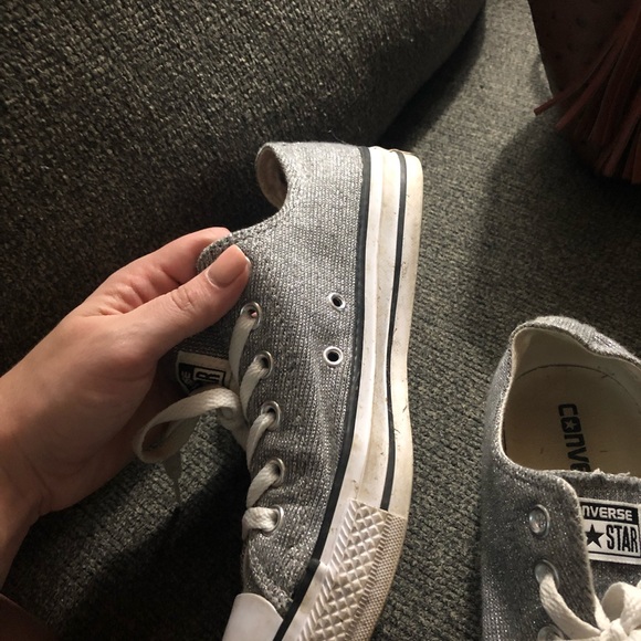 Silver Thread Converse - Picture 4 of 5